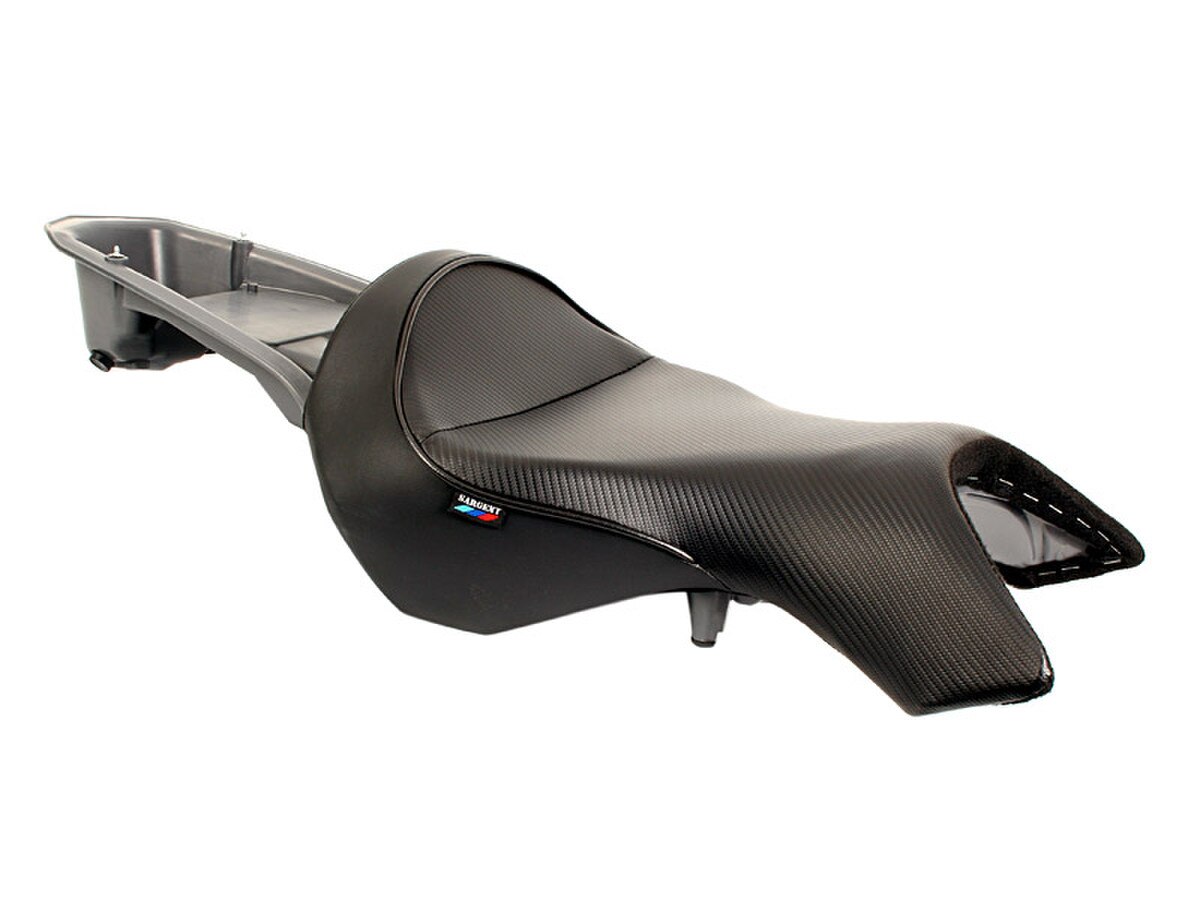 World Sport Modular Seat System on the K 1200 R - CFX, All Black.